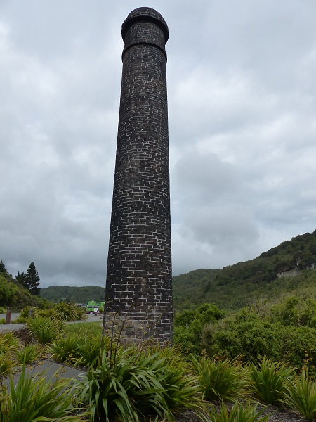 A chimney of the Tyneside Coal Mine on the Grey River, Nov 2015